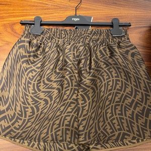 Brand new Fendi FF Vertigo pattern bermuda shorts